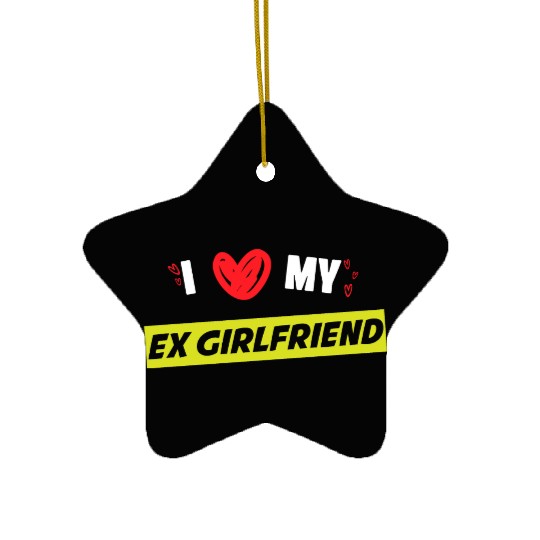 I Love My Ex-Girlfriend, Love memories, Valentine Ceramic Ornaments