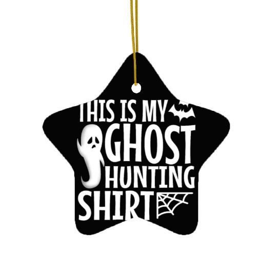 This is my ghost hunting Ceramic Ornaments