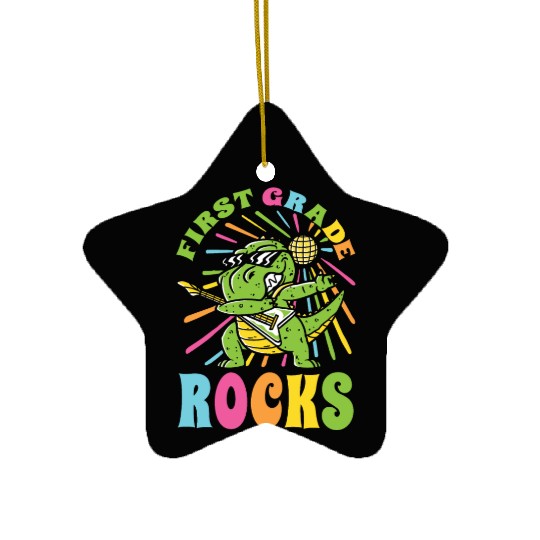 First Grader Awesome Back To School Lifestyle Gift Ceramic Ornaments