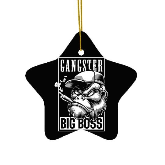 Gorilla Animal Wilderness Zoo Ceramic Ornaments