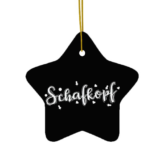 Schafkopf Card Game Hobby playing Card Ceramic Ornaments