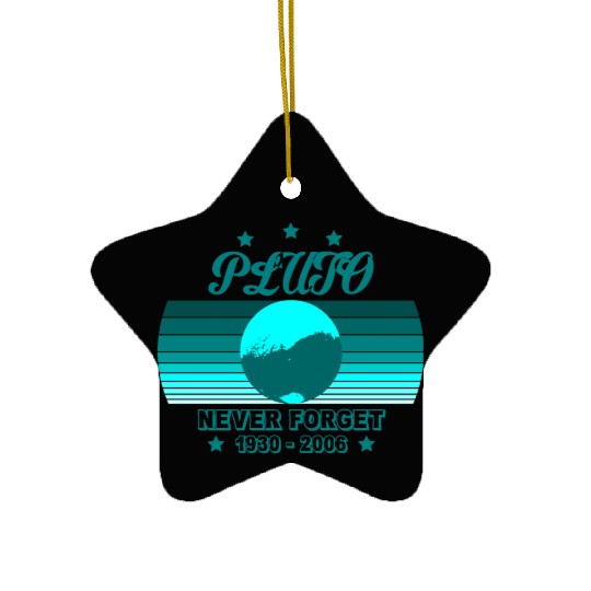 Pluto Never Forget Ceramic Ornaments