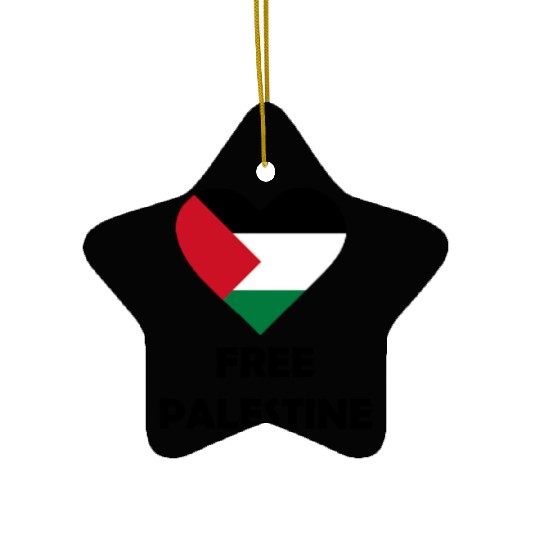 free palestine Ceramic Ornaments