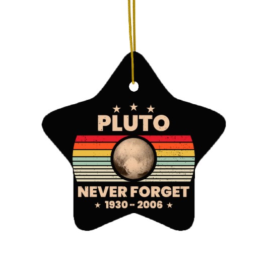 Pluto Never Forget 1930 - 2006 Ceramic Ornaments