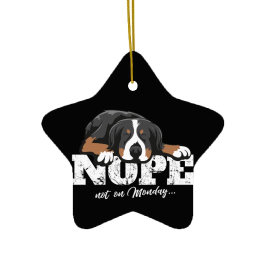 Bernese Mountain Dog Idea Ceramic Ornaments