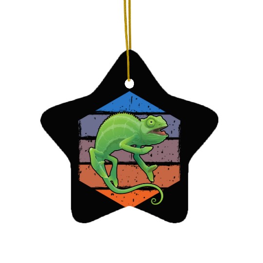 Chameleon Vintage Ceramic Ornaments