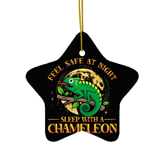 Feel safe at night sleep with a Chameleon Ceramic Ornaments