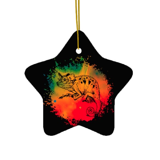 Chameleon Ceramic Ornaments