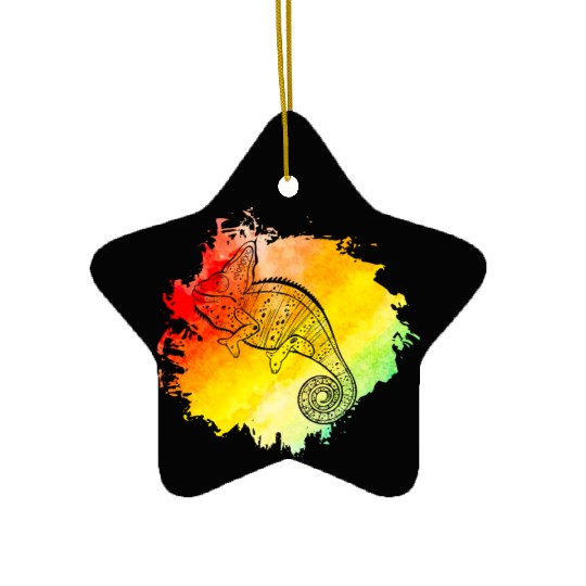 Chameleon Ceramic Ornaments