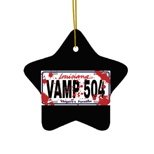 Vamp 504 Louisiana Vampire's Paradise Ceramic Ornaments