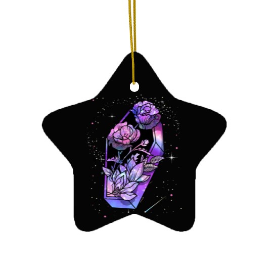 Coffin of Roses Ceramic Ornaments