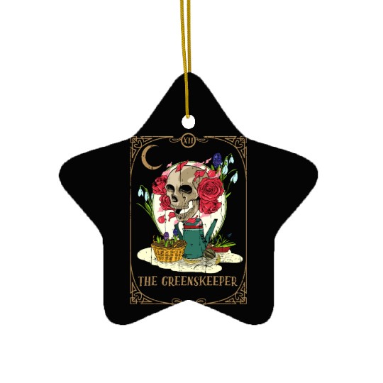 Keeper Plants Tarot Card Occult Club Gothic Ceramic Ornaments