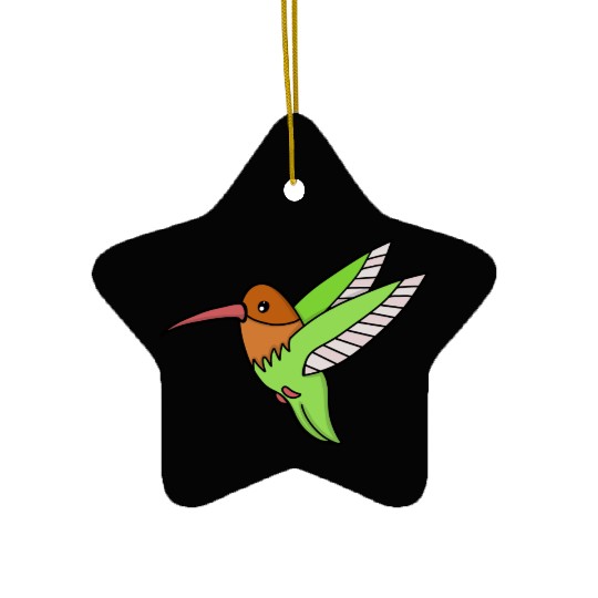 A Sweet Hummingbird Ceramic Ornaments