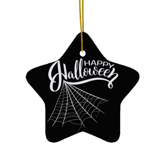 Happy Halloween Ceramic Ornaments