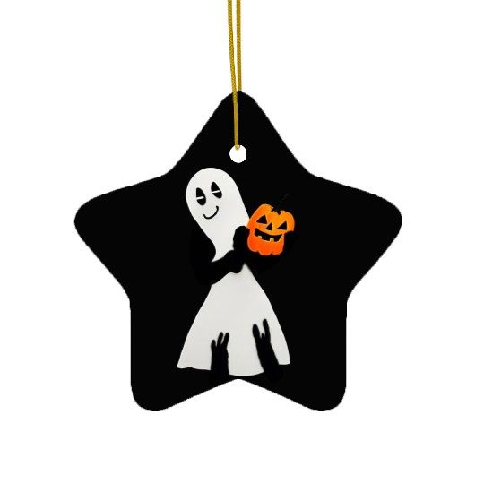 Halloween Ghost Ceramic Ornaments