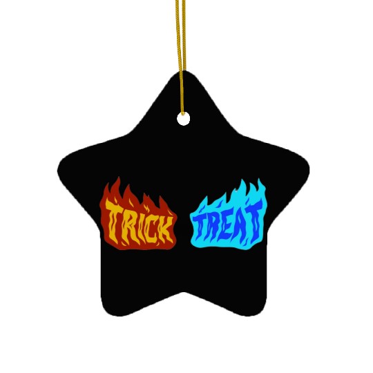 TRICK OR TREAT Ceramic Ornaments
