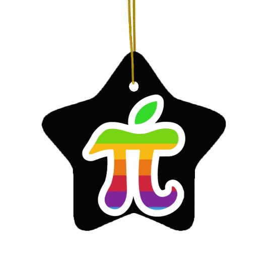 Fruit Engineer Nerd Birthday Gift Pi Day Ceramic Ornaments Pu