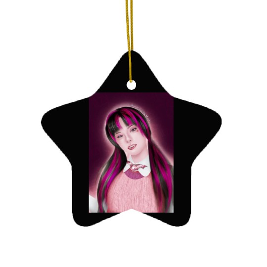 Yeji Itzy Draculaura Monster High Ceramic Ornaments