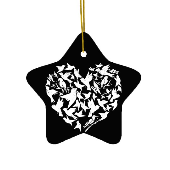 Bird Lover Birdwatching Bird Whisperer Ceramic Ornaments