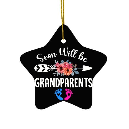 We Will Soon Become Grandparents, Be Grandparents Ceramic Ornaments
