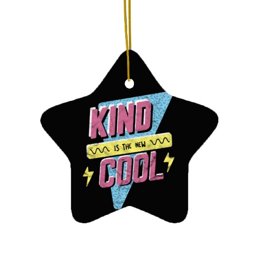 Anti Bully Kind Is The New Cool Unity Day Bullying Ceramic Ornaments