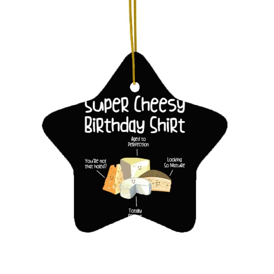 Super Cheesy Birthday Party Natal Day Cheese Ceramic Ornaments