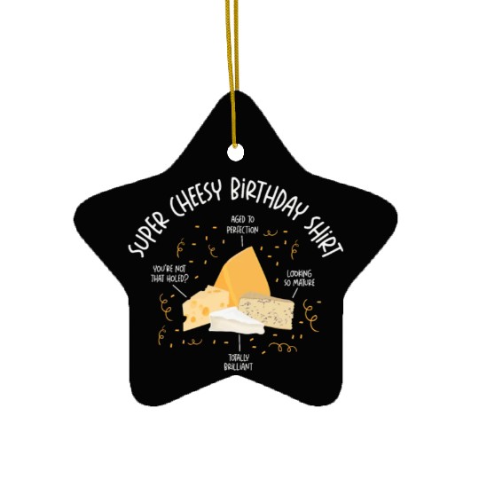 Super Cheesy Birthday Party Natal Day Cheese Ceramic Ornaments