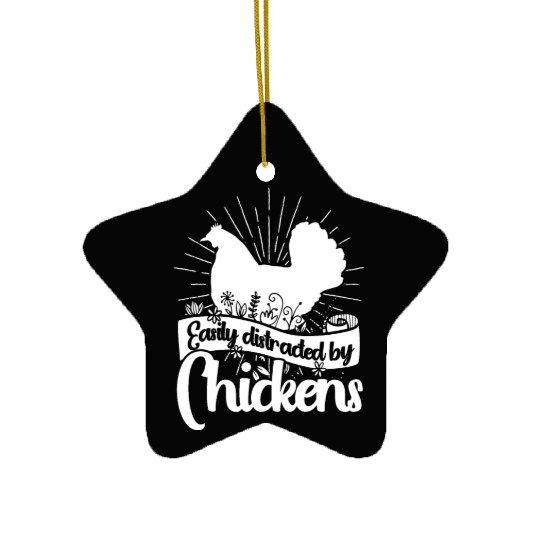 Chickens Rooster Chicken Farmer Hen Poultry Cock Ceramic Ornaments