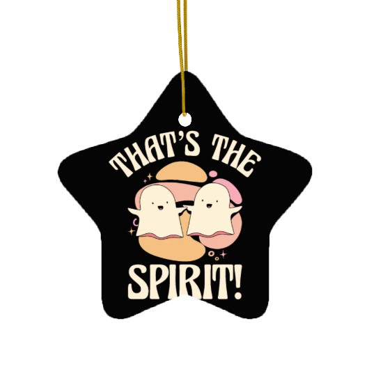 Ghost Spirit Hilarious Cute Friends Pun Ceramic Ornaments