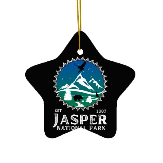 Jasper National Park, Canadian Rockies Ceramic Ornaments