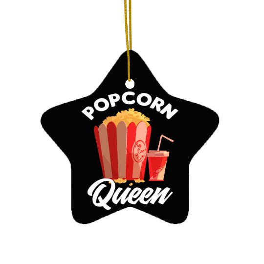 Film Popcorn Lover Ceramic Ornaments