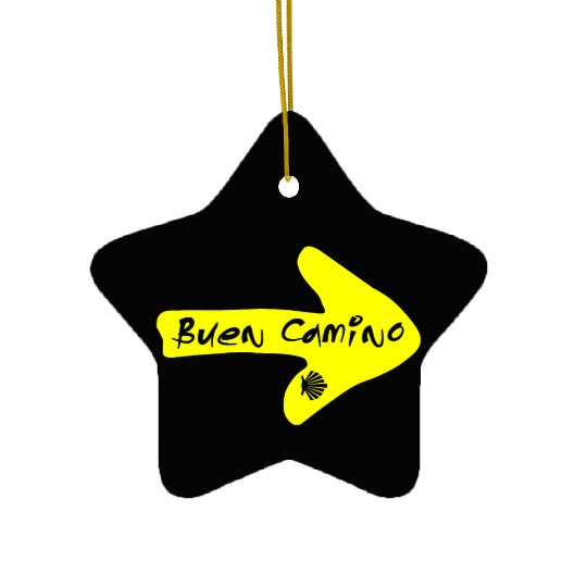 Buen Camino de Santiago Compostela Spain St James Ceramic Ornaments
