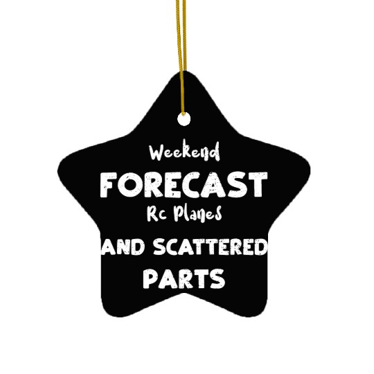 Weekend Forecast Rc Planes And S... Ceramic Ornaments