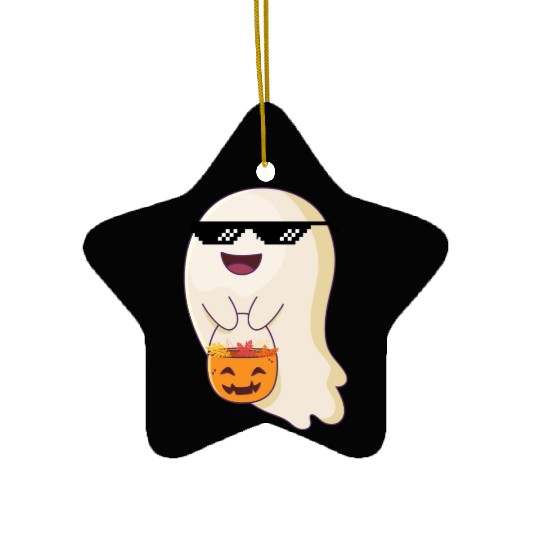 trick or treat thug life Ceramic Ornaments