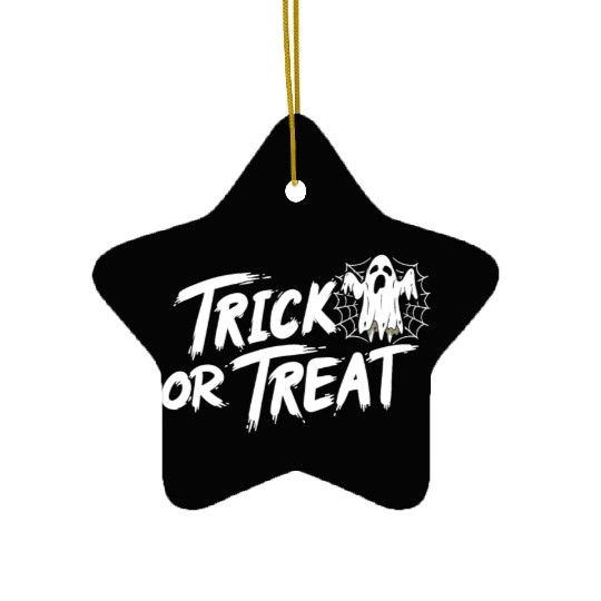 Trick Or Treat Halloween Ceramic Ornaments