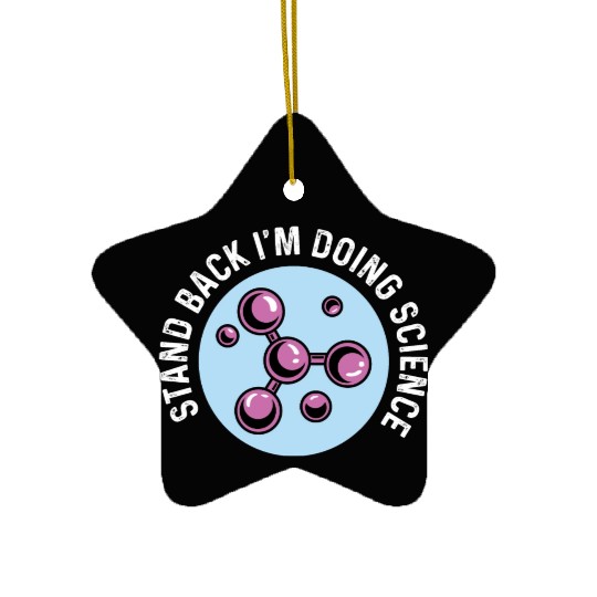 I'm Doing Science Biology Student Gift Ceramic Ornaments