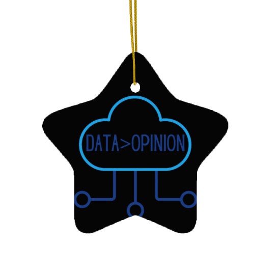 Data Science Opinion Ceramic Ornaments