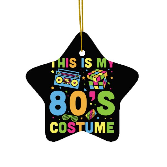 This is my 80s Costume Radio Cassette Tape Gifts Ceramic Ornaments