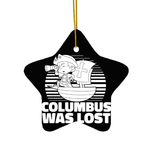 Columbus Day 1492 Ceramic Ornaments