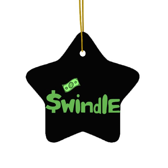 Swindle - Dark Green Color Merchandise Ceramic Ornaments