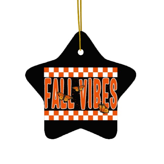 Halloween Theme Fall Vibes Coffee Lover Mug Gift, Ceramic Ornaments