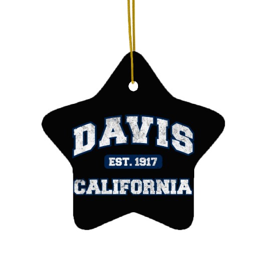 Davis California Davis Ca Ceramic Ornaments