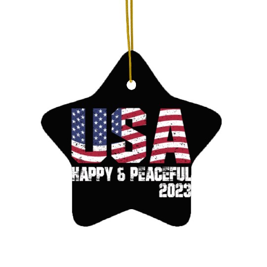 Freedom for all mankind Ceramic Ornaments