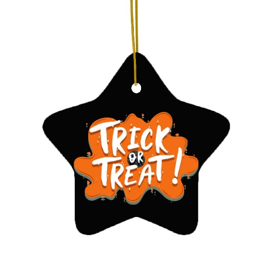 Trick or treat Ceramic Ornaments