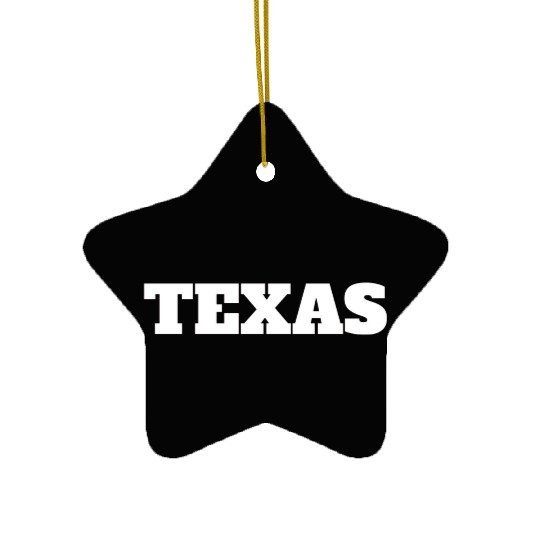 TEXAS Ceramic Ornaments