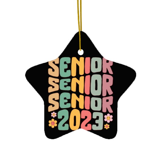 Graduation Ceramic Ornaments, Senior Class Of 2023 Gift End
