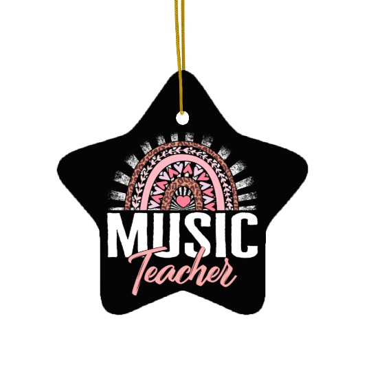 Music Teacher Ceramic Ornaments, Back To School Supplies