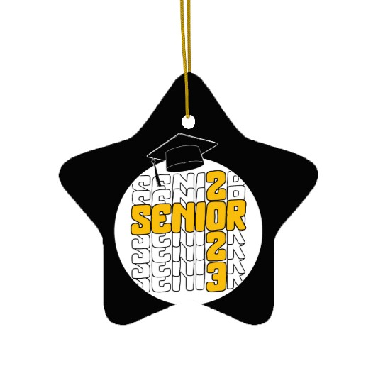 Graduation Ceramic Ornaments, Senior Class Of 2023 Gift End