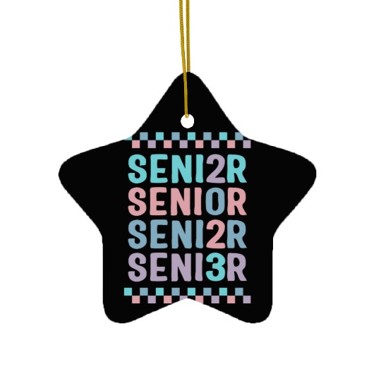Graduation Ceramic Ornaments, Senior Class Of 2023 Gift End