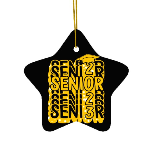 Graduation Ceramic Ornaments, Senior Class Of 2023 Gift End